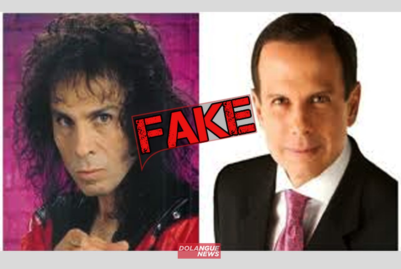 E #Fake que Doria foi integrante de famosa banda de rock